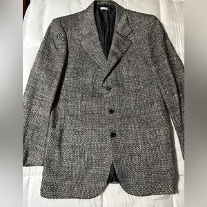 Brioni Roman Style Wool Silk Blazer Sport Coat Textured